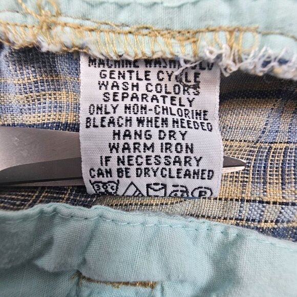 Tommy Bahama‎ Relax Linen Shorts Men's 38 Multicolor Plaid Vacation Casual Wear - Picture 11 of 12